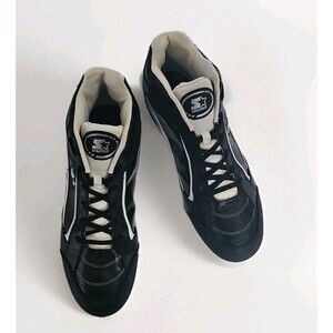 STARTER Fielder Mids Multisport Cleats Men's sz 12 Black & White  Pre-owned VGC